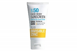 Invisible Zinc Face and Body SPF50+ Sunscreen 75g